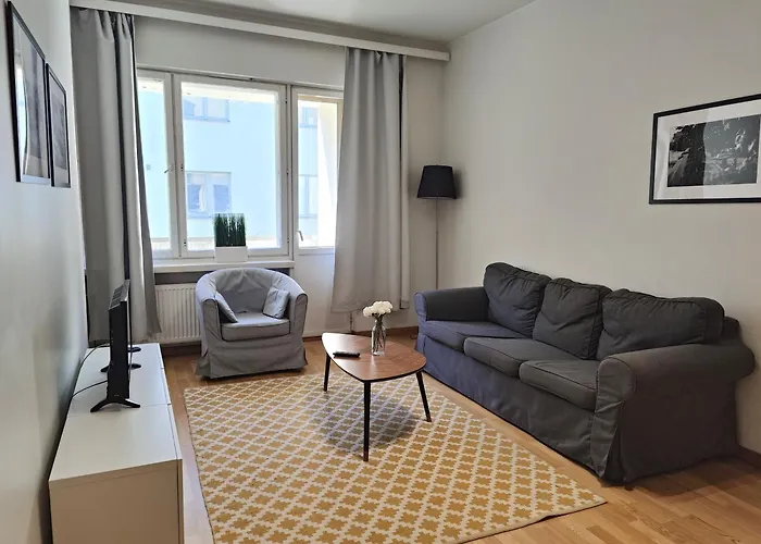 Kotimaailma Apartments Kamppi - 1Br With A Balcony